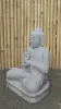 Artikelbild 2 des Artikels “Sitzender Buddha aus Flussstein in Dharmachakra-Stellung - Geste des Rades der Dharma-Lehre. Ungefähr 62cm Höhe. “